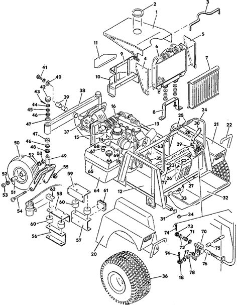 kubota tractor parts diagram